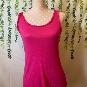 happening in the present Hot Pink Tank Top